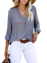 Loose Fashion Striped Long Sleeve Shirt(9 colors)